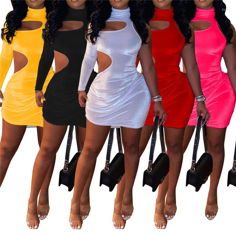 Casual Dresses Autumn Turtleneck One Shoulder Long Sleeve Mini Velvet Fabric Dress Sexy Women Irregular Hollow Out Fashion Solid Club, Black
Casual Dresses Autumn Turtleneck One Shoulder Long Sleeve Mini Velvet Fabric Dress Sexy Women Irregular Hollow Out Fashion Solid Club, Black