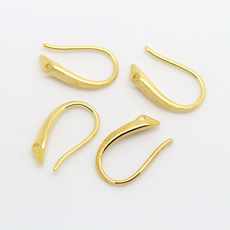 18K Gold Plated Earring Hooks U Shape French Ear Wires DIY Earrings Making Supplies Wholesale
18K Gold Plated Earring Hooks U Shape French Ear Wires DIY Earrings Making Supplies Wholesale