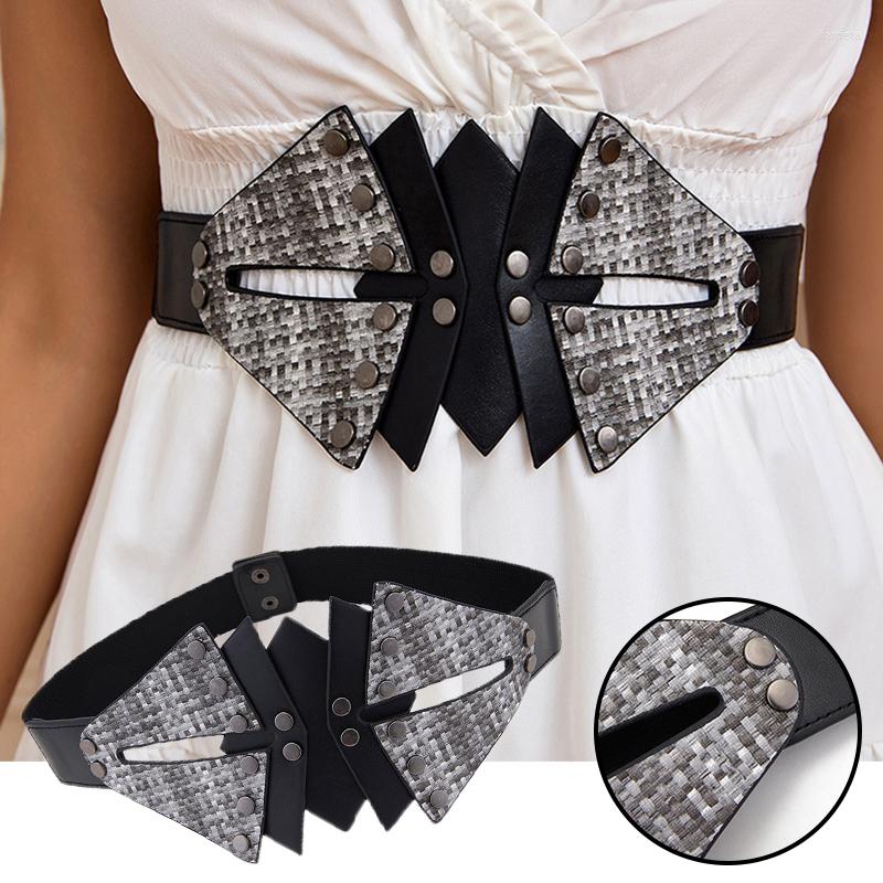 Belts Elastic Wide Corset Belt Multi-layers PU Leather Waist Seal Women Dress Skirt Shirt Decorative Waistband Slimming Casual Girdle, Black
Belts Elastic Wide Corset Belt Multi-layers PU Leather Waist Seal Women Dress Skirt Shirt Decorative Waistband Slimming Casual Girdle, Black