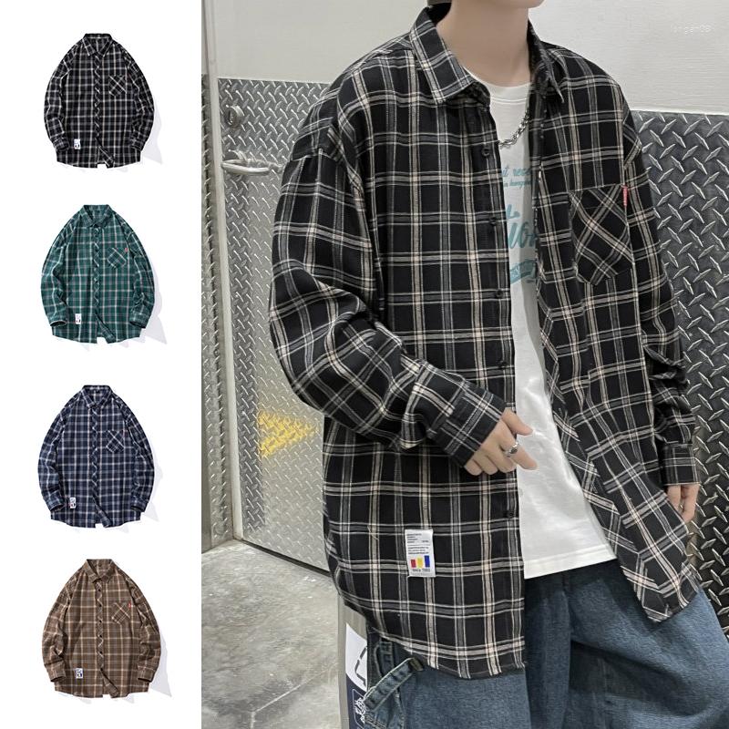 Men's Casual Shirts Plaid Shirt Men Hip Hop Flannel Checked Over Size High Quality Spring Oversize Streetwear Green Retro Blouses, Khak-09
Men's Casual Shirts Plaid Shirt Men Hip Hop Flannel Checked Over Size High Quality Spring Oversize Streetwear Green Retro Blouses, Khak-09