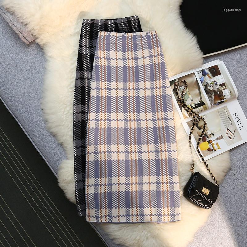 Skirts Autumn Winter Striped Plaid Knitted Women' Skirt Korean Fashion Ladies Work Bodycon Pencil Elegant Midi Long 2023, Black
Skirts Autumn Winter Striped Plaid Knitted Women' Skirt Korean Fashion Ladies Work Bodycon Pencil Elegant Midi Long 2023, Black