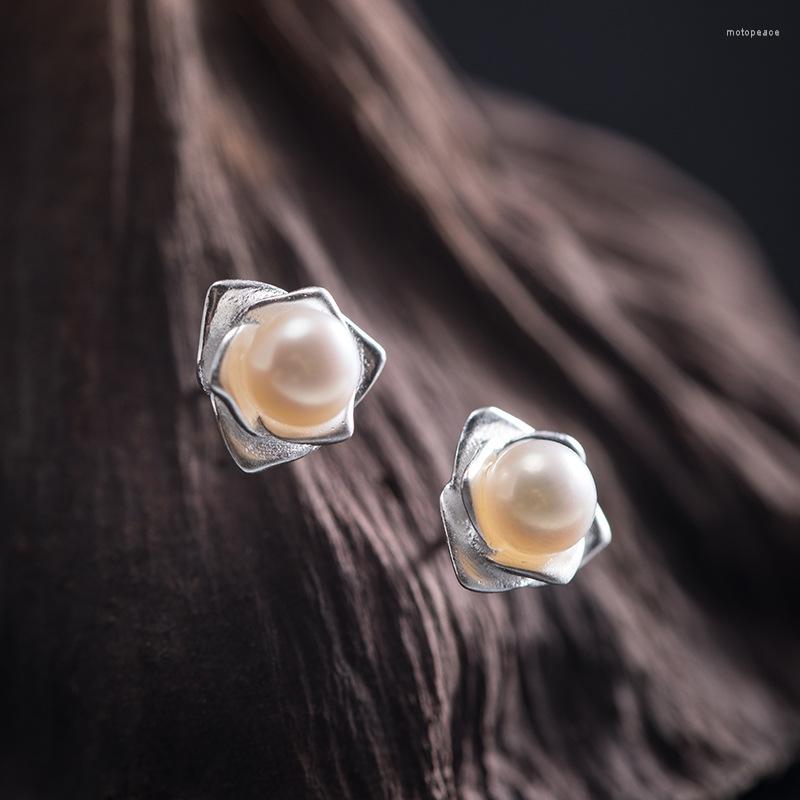 Stud Earrings S925 Sterling Silver 2022 Trendy Pearl Female Chinese Style Vibrato Personality Retro Temperament
Stud Earrings S925 Sterling Silver 2022 Trendy Pearl Female Chinese Style Vibrato Personality Retro Temperament