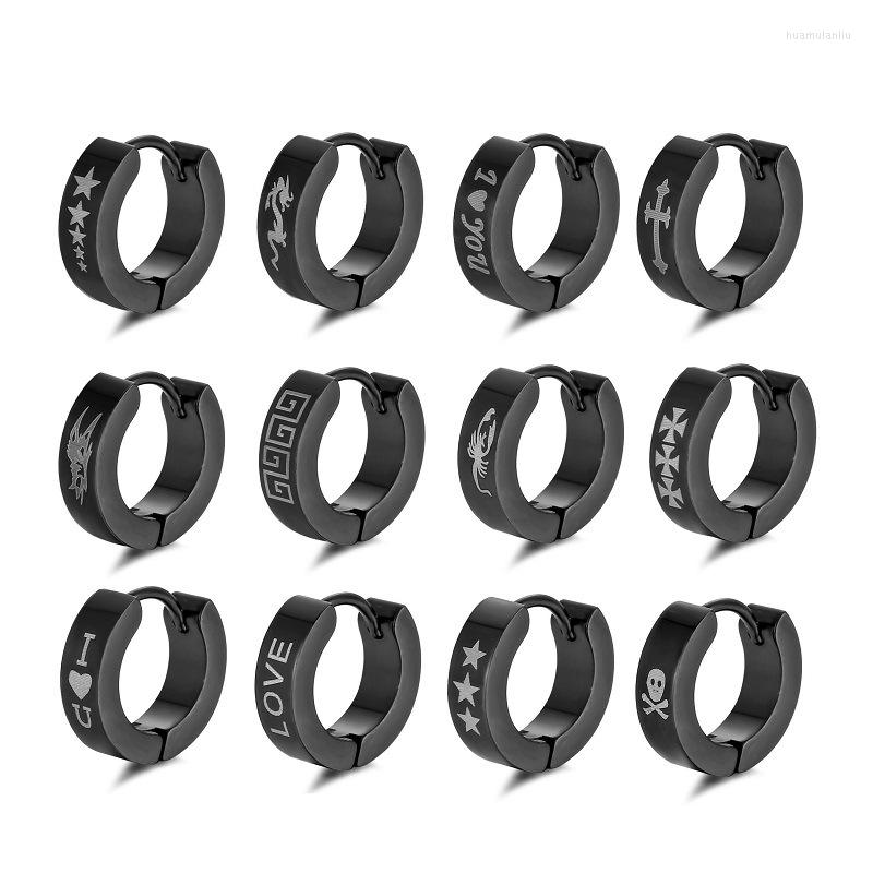 Hoop Earrings 1 Pc 2022 Hiphop Rock Gun Black Dragon Scorpion Cross Skull Men Stainless Steel Ear Jewelry
Hoop Earrings 1 Pc 2022 Hiphop Rock Gun Black Dragon Scorpion Cross Skull Men Stainless Steel Ear Jewelry