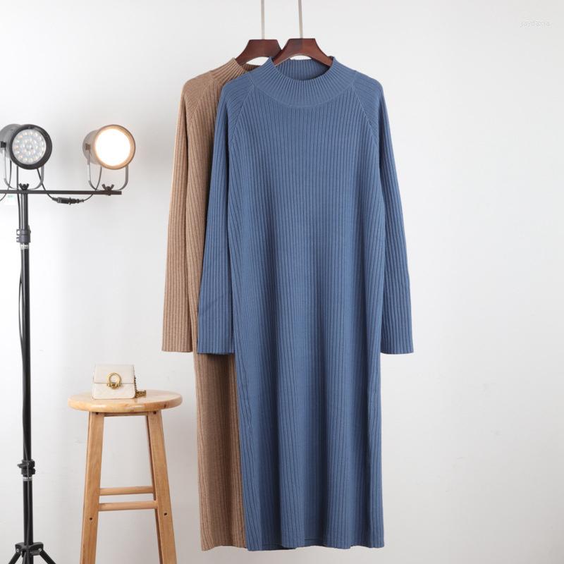Casual Dresses Elegant Sweater Autumn Winter Knitted Women's Dress Half High Collar Mid Length Pullover Office Lady Outerwear Slim, Black
Casual Dresses Elegant Sweater Autumn Winter Knitted Women's Dress Half High Collar Mid Length Pullover Office Lady Outerwear Slim, Black