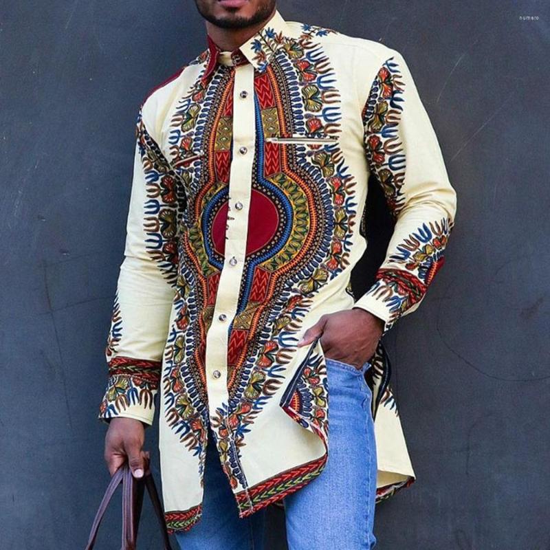Men's Casual Shirts Summer Dashiki African Men's Clothing Long Sleeve Printed Wedding Party Festive Traditional, Beige
Men's Casual Shirts Summer Dashiki African Men's Clothing Long Sleeve Printed Wedding Party Festive Traditional, Beige
