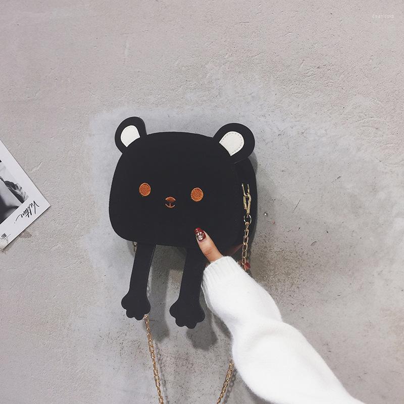 Evening Bags Lovely Cute Women Bag 2022 Korean Mini Bear Fashion Girl Messenger Handbag Chain Single Shoulder Purses #25, Black
Evening Bags Lovely Cute Women Bag 2022 Korean Mini Bear Fashion Girl Messenger Handbag Chain Single Shoulder Purses #25, Black