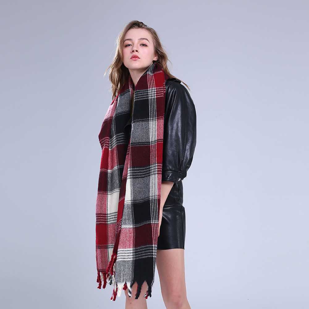 Big Sales Time-Limited Fashion Designers Xiban Tooth 17ZA Scarf Women Plaid Short-Beard Striped Thick Warm Long Scarfs Dual-Purpose Shawl
Big Sales Time-Limited Fashion Designers Xiban Tooth 17ZA Scarf Women Plaid Short-Beard Striped Thick Warm Long Scarfs Dual-Purpose Shawl