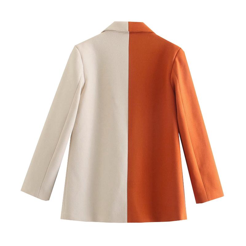 Women' Suits & Blazers 2022 Autumn Winter Orange Stitching Beige Patchwork Woolen Blazer Boyfriend Friend Women Contrast Color Suit Coat Fa
Women' Suits & Blazers 2022 Autumn Winter Orange Stitching Beige Patchwork Woolen Blazer Boyfriend Friend Women Contrast Color Suit Coat Fa