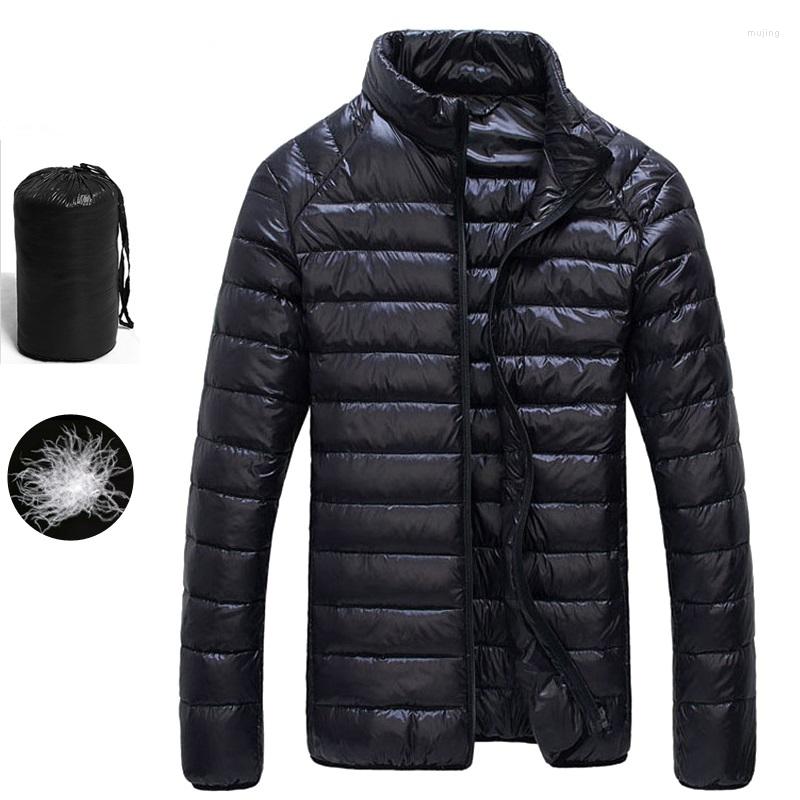 Men's Down Autumn Winter Ultralight White Duck Jacket Men Casual Slim Stand Collar Portable Thin Coats Windproof Jackets 5XL 6XL, Silver
Men's Down Autumn Winter Ultralight White Duck Jacket Men Casual Slim Stand Collar Portable Thin Coats Windproof Jackets 5XL 6XL, Silver