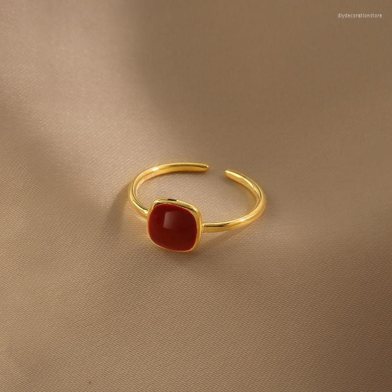Cluster Rings Style Silver Inlaid Ruby Square For Women Opening Adjustable Simple And Elegant Vintage Wedding Engagement Jewelry
Cluster Rings Style Silver Inlaid Ruby Square For Women Opening Adjustable Simple And Elegant Vintage Wedding Engagement Jewelry