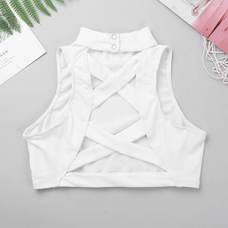 Stage Wear Kids Dance Ballet Crop Top Sleeveless Strappy Criss Cross Back Tanks Bra Tops For Gymnastics Performance, Black
Stage Wear Kids Dance Ballet Crop Top Sleeveless Strappy Criss Cross Back Tanks Bra Tops For Gymnastics Performance, Black