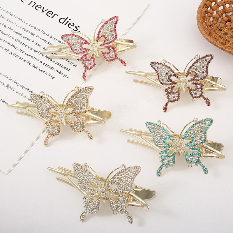 3D Shine Simulation Butterfly Hairpin for Women Girl Rhinestone Multicolor Headdress Luxury Full Diamond Hairpin Accessories, Mixed color
3D Shine Simulation Butterfly Hairpin for Women Girl Rhinestone Multicolor Headdress Luxury Full Diamond Hairpin Accessories, Mixed color