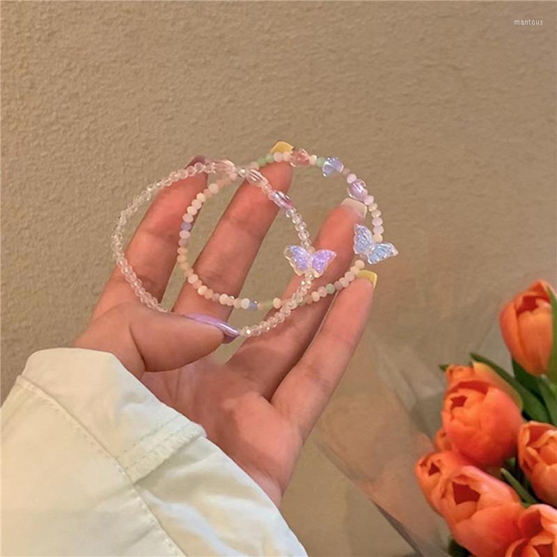 Strand 2022 Est Butterfly Charm Stretch Bracelets Bohemian Colorful Crystal Beaded Bracelet Handmade Elastic Rope Women Jewelry
Strand 2022 Est Butterfly Charm Stretch Bracelets Bohemian Colorful Crystal Beaded Bracelet Handmade Elastic Rope Women Jewelry