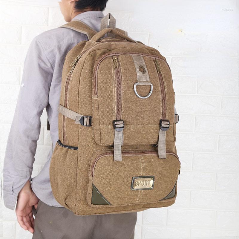 Backpack Tilorraine Canvas Men 50L Large Capacity Travel Bag Outdoor Sports Student Schoolbag Shoulder Unisex, Black
Backpack Tilorraine Canvas Men 50L Large Capacity Travel Bag Outdoor Sports Student Schoolbag Shoulder Unisex, Black