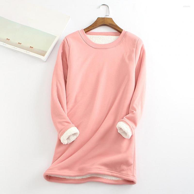 Women's Sleepwear Blouse Casual Midi-Length Loose Base Shirt Autumn Winter Women Pullover Pure Color For Party, Pink
Women's Sleepwear Blouse Casual Midi-Length Loose Base Shirt Autumn Winter Women Pullover Pure Color For Party, Pink