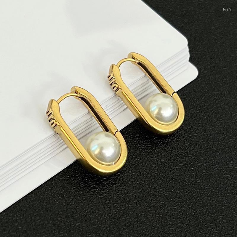 Hoop Earrings SRCOI Luxury Pearl U Shaped Geometric For Women Girls Small Thick Oval Sleeper Ear Buckle Fashion Jewelry Gift
Hoop Earrings SRCOI Luxury Pearl U Shaped Geometric For Women Girls Small Thick Oval Sleeper Ear Buckle Fashion Jewelry Gift
