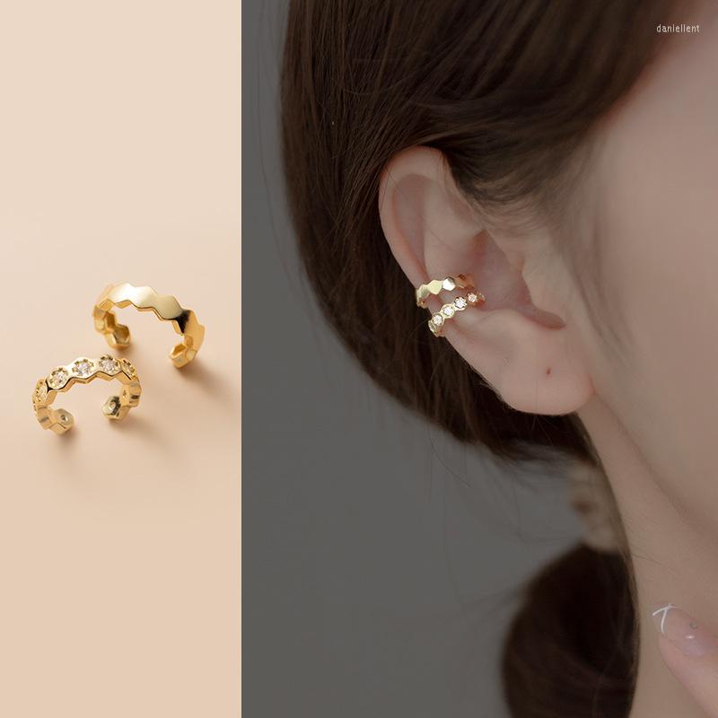 Backs Earrings Real 925 Sterling Silver Simple Polygonal Ear Cuffs Golden Asymmetric Cartilage Hypoallergenic Jewelry For Women
Backs Earrings Real 925 Sterling Silver Simple Polygonal Ear Cuffs Golden Asymmetric Cartilage Hypoallergenic Jewelry For Women