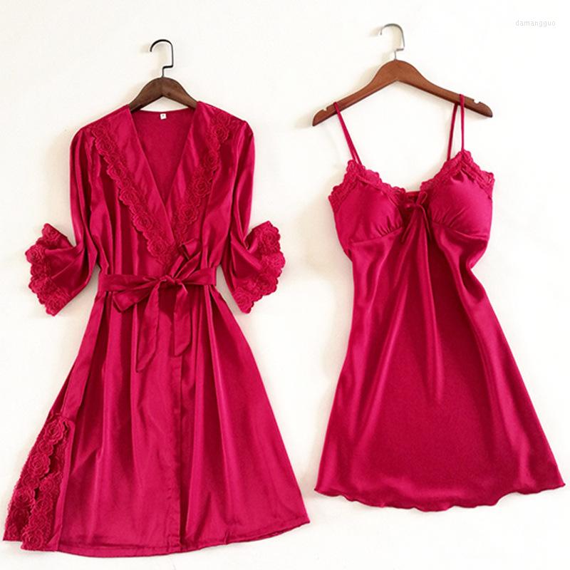 Women's Sleepwear Sling Nightgown Women Rayon Robe Sets Lace Floral Bride Dressing Bathrobe Gown Summer Lingerie Home Dress Sexy Sleepshirt, Purple
Women's Sleepwear Sling Nightgown Women Rayon Robe Sets Lace Floral Bride Dressing Bathrobe Gown Summer Lingerie Home Dress Sexy Sleepshirt, Purple