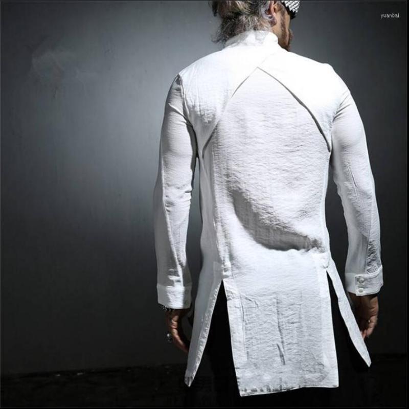 Men' Casual Shirts Spring Men' Clothing Fashion DJ Split Hair Stylist Catwalk Style Slim Long Sleeve Shirt Plus Size Singer Costumes, Black
Men' Casual Shirts Spring Men' Clothing Fashion DJ Split Hair Stylist Catwalk Style Slim Long Sleeve Shirt Plus Size Singer Costumes, Black