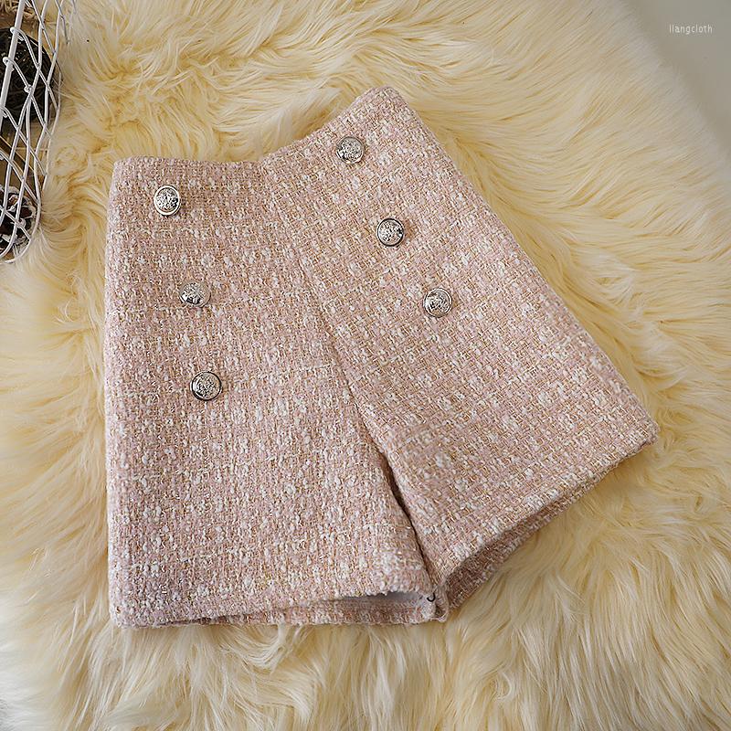Women' Shorts Autumn And Winter Fashion Bright Silk Double-breasted Plaid Women' Age-reducing Small Fragrance Boots Pants Tide, Black
Women' Shorts Autumn And Winter Fashion Bright Silk Double-breasted Plaid Women' Age-reducing Small Fragrance Boots Pants Tide, Black