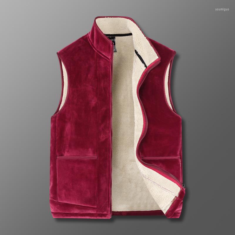 Men's Vests 2022 Men's Autumn Casual Stand-up Collar Double-faced Fleece Vest Style Plus Velvet Thick Fashion, Black
Men's Vests 2022 Men's Autumn Casual Stand-up Collar Double-faced Fleece Vest Style Plus Velvet Thick Fashion, Black