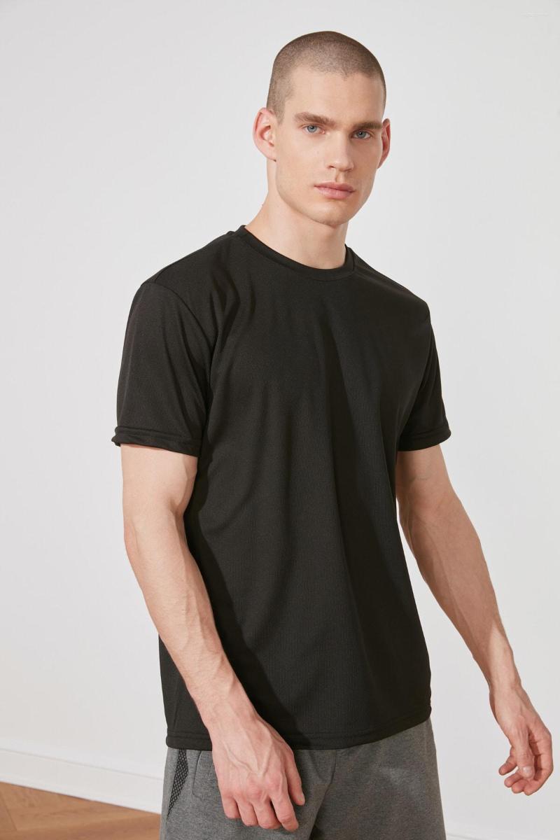 Men' T Shirts Trendyol Men ' Regular Fit Cycling Neck Short-Sleeve T-Shirt TMNSS21TS1713, Black
Men' T Shirts Trendyol Men ' Regular Fit Cycling Neck Short-Sleeve T-Shirt TMNSS21TS1713, Black