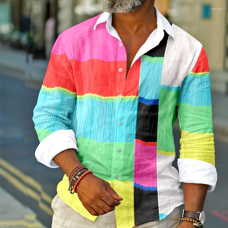 Men's Casual Shirts E-BAIHUI Loose Long Sleeve Spring Man's Vintage Pattern Full Print Men Buttoned Lapel Tops Holiday Wear, 17 print
Men's Casual Shirts E-BAIHUI Loose Long Sleeve Spring Man's Vintage Pattern Full Print Men Buttoned Lapel Tops Holiday Wear, 17 print