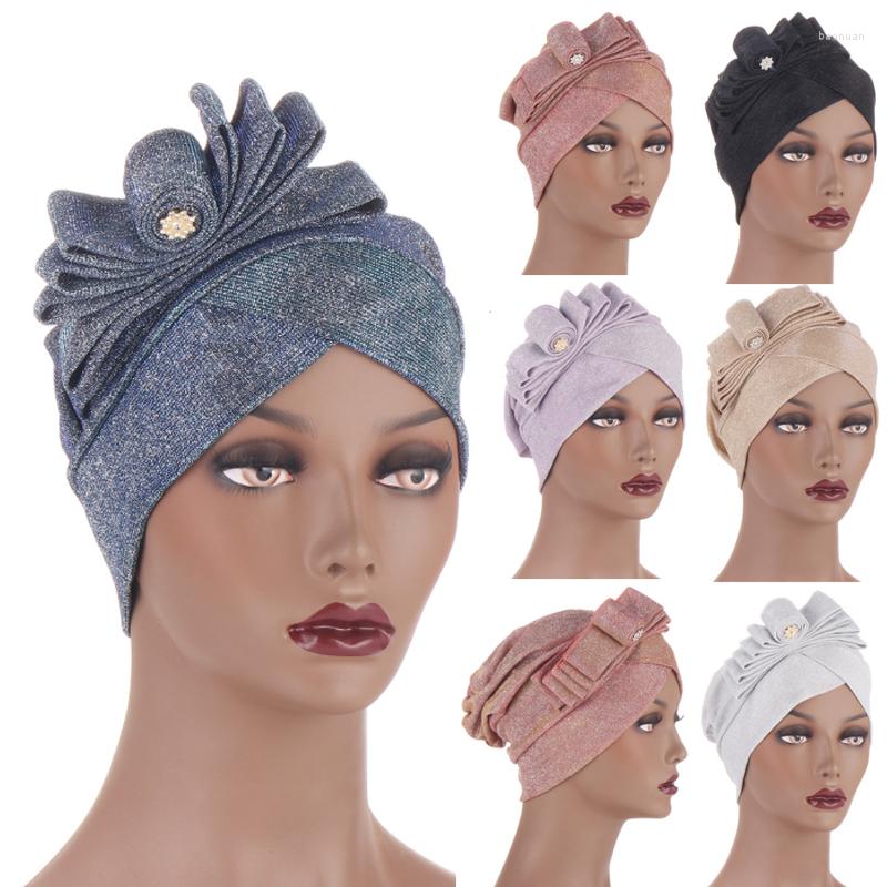 Ethnic Clothing Women Shining Muslim Turban India Cap Silver Gold Curvy Flower Headband Hair Lose Head Wraps Chemo Beanies Hats Accessories
Ethnic Clothing Women Shining Muslim Turban India Cap Silver Gold Curvy Flower Headband Hair Lose Head Wraps Chemo Beanies Hats Accessories