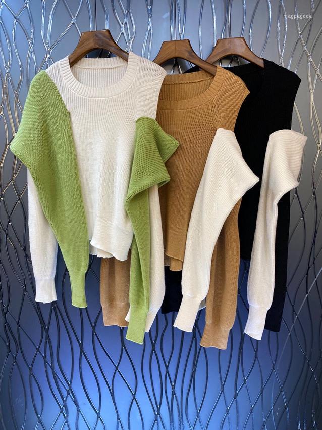 Women' T Shirts 2022 Women Fashion Long Sleeve Sexy Casual Round Neck Stitching Irregular Double Sleeves Single Off-the-shoulder Top 1105
Women' T Shirts 2022 Women Fashion Long Sleeve Sexy Casual Round Neck Stitching Irregular Double Sleeves Single Off-the-shoulder Top 1105