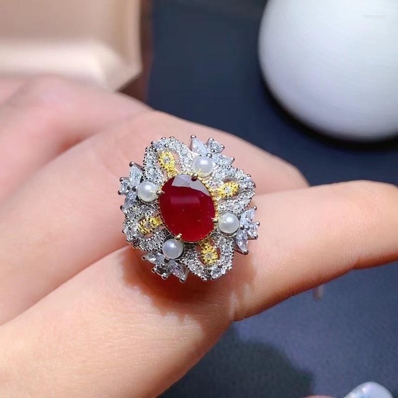 Cluster Rings Classic Silver Ruby Ring For Wedding 6 Mm 8 Natural Gemstone Solid 925 Sterling
Cluster Rings Classic Silver Ruby Ring For Wedding 6 Mm 8 Natural Gemstone Solid 925 Sterling