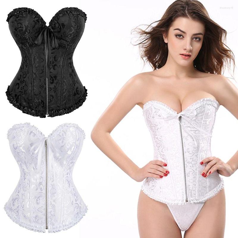 Women's Shapers Gothic Waist Training Cincher Lace Up Intimates Satin Brocade Shaper Black Corset Top Bustier, Black-s
Women's Shapers Gothic Waist Training Cincher Lace Up Intimates Satin Brocade Shaper Black Corset Top Bustier, Black-s