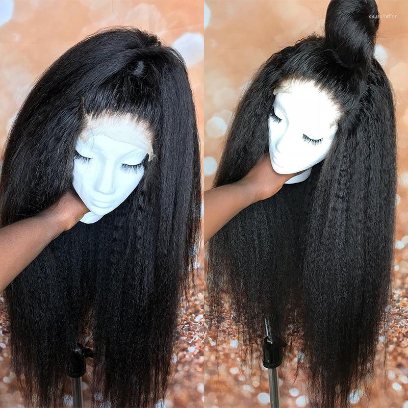 Kinky Straight Human Hair Wigs 360 Lace Front Wig HD Yaki Frontal For Woman Black Dolago Brazilian, Non-lace upart wig
Kinky Straight Human Hair Wigs 360 Lace Front Wig HD Yaki Frontal For Woman Black Dolago Brazilian, Non-lace upart wig