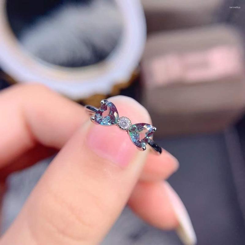 Cluster Rings Beautiful 925 Sterling Silver 5mm Chromite Lab Grown Alexandrite Bow Heart Engagement Wedding Ring For Women Gifts
Cluster Rings Beautiful 925 Sterling Silver 5mm Chromite Lab Grown Alexandrite Bow Heart Engagement Wedding Ring For Women Gifts