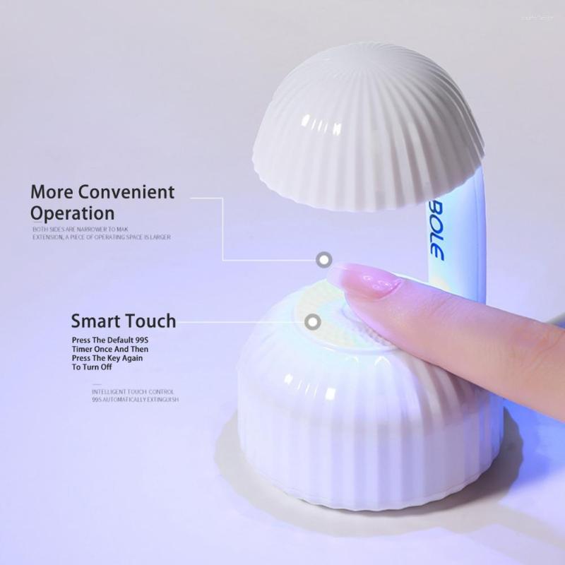 Nail Dryers 1 Set Potherapy Machine Dual Light Sources 6 Lamp Bead Portable Mini Mushroom Shape Gel Polish Dryer For Salon, Yellow
Nail Dryers 1 Set Potherapy Machine Dual Light Sources 6 Lamp Bead Portable Mini Mushroom Shape Gel Polish Dryer For Salon, Yellow