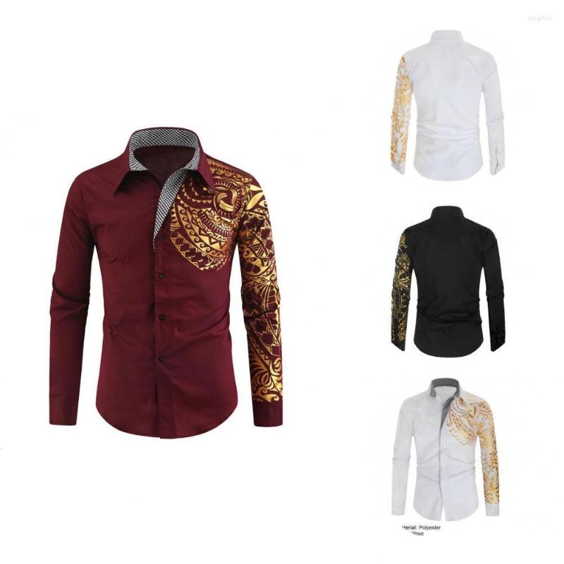 Men's Casual Shirts Streetwear Great Cool Men Shirt Single-breasted For Dating, Black
Men's Casual Shirts Streetwear Great Cool Men Shirt Single-breasted For Dating, Black