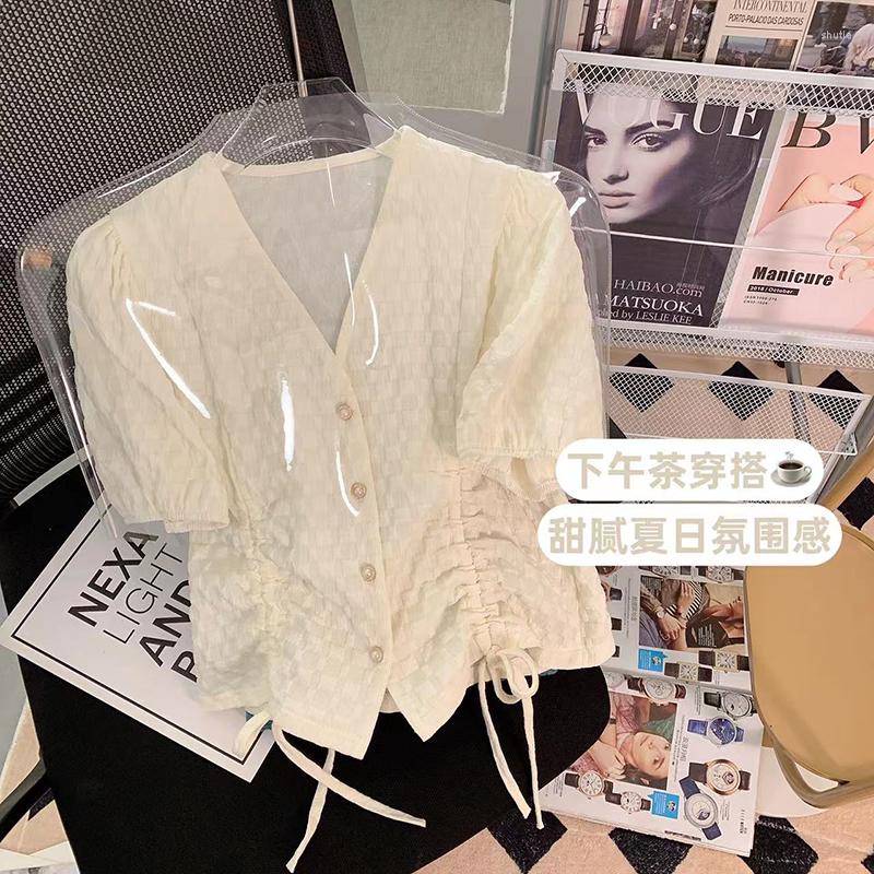 Women' Blouses COIGARSAM Shirt Womens Tops Summer 2022 French Style Vintage Short Sleeve V-Neck Women Shirts Drop, Apricot
Women' Blouses COIGARSAM Shirt Womens Tops Summer 2022 French Style Vintage Short Sleeve V-Neck Women Shirts Drop, Apricot