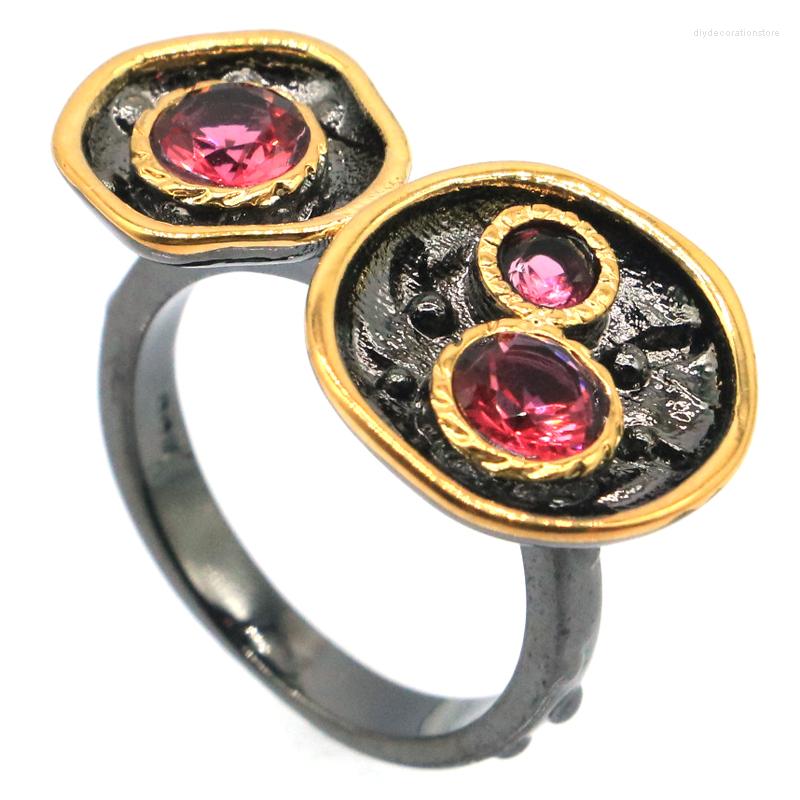 Cluster Rings 26x14mm Neo-Gothic Created Green Amethyst Rhodolite Garnet For Women Cool Black Gold Silver Eye Catching
Cluster Rings 26x14mm Neo-Gothic Created Green Amethyst Rhodolite Garnet For Women Cool Black Gold Silver Eye Catching