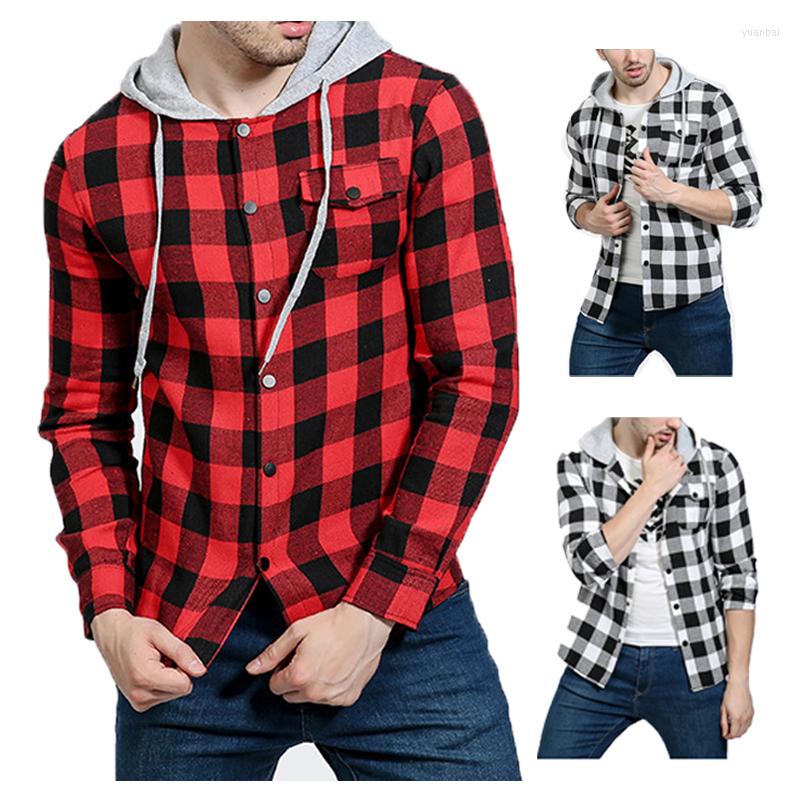 Men's Casual Shirts Men's Shirt Fashionable Large Plaid Hat Chest Pocket Decoration, Black
Men's Casual Shirts Men's Shirt Fashionable Large Plaid Hat Chest Pocket Decoration, Black