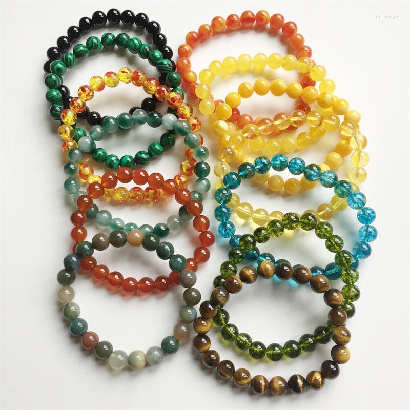 Strand Transfer Luck 6 8 10 MM Natural Stone Beads Malachite Tiger Eye Agate Bracelets For Women Men Yoga Diabetes Relief Lucky Gift
Strand Transfer Luck 6 8 10 MM Natural Stone Beads Malachite Tiger Eye Agate Bracelets For Women Men Yoga Diabetes Relief Lucky Gift