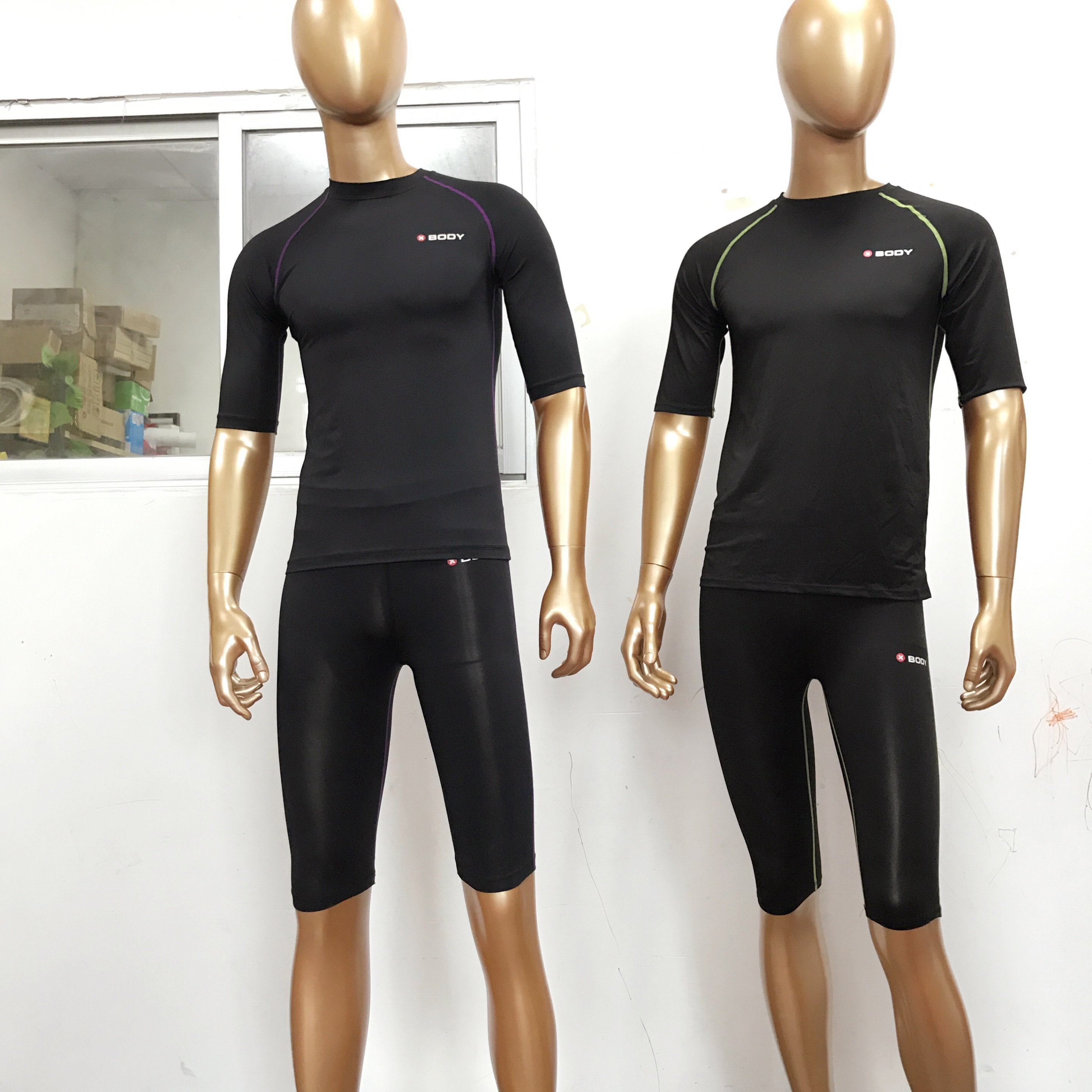 Wholesale xbody training underwear with 47% lyocell 44% polyamide 9% elastan for body muscle stimulator suit xbody ems fitness equippment, Black
Wholesale xbody training underwear with 47% lyocell 44% polyamide 9% elastan for body muscle stimulator suit xbody ems fitness equippment, Black