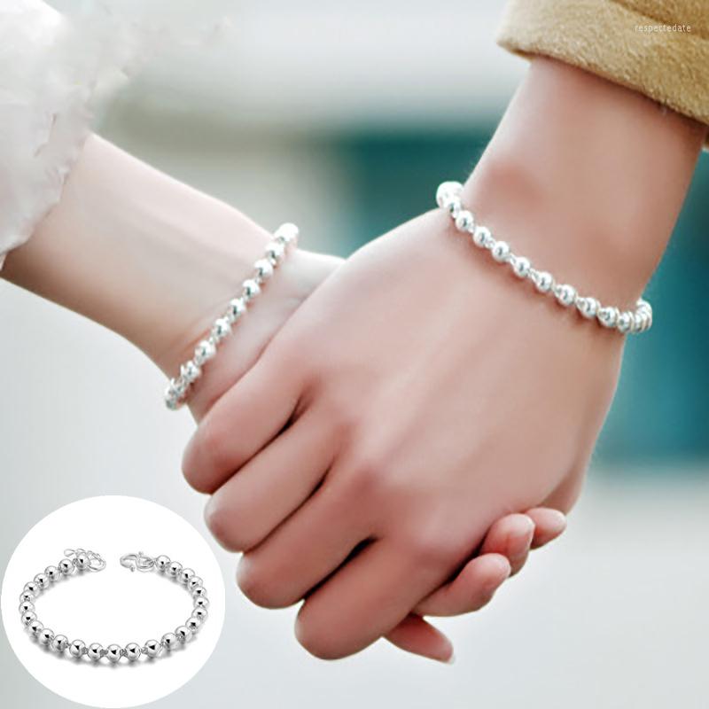 Link Bracelets Style Japanese Fashion Silver Plated Round Bead Bracelet Simple Women 2022 Trend Daily Wear Jewelry
Link Bracelets Style Japanese Fashion Silver Plated Round Bead Bracelet Simple Women 2022 Trend Daily Wear Jewelry