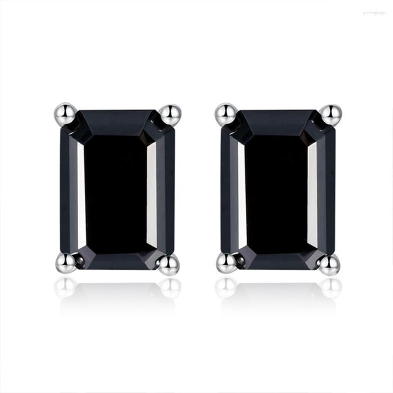 Stud Earrings Black Earring Moissanite 925 Silver 1 Carat VVS1 Color D Emerald Cut Women's Wedding Jewelry
Stud Earrings Black Earring Moissanite 925 Silver 1 Carat VVS1 Color D Emerald Cut Women's Wedding Jewelry