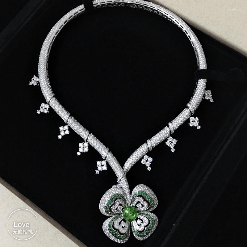 Necklace Earrings Set Cubic Zirconia Dinner Party Jewelry For Women 4 In One Flower Choker Clover Rings Stud, Picture shown
Necklace Earrings Set Cubic Zirconia Dinner Party Jewelry For Women 4 In One Flower Choker Clover Rings Stud, Picture shown
