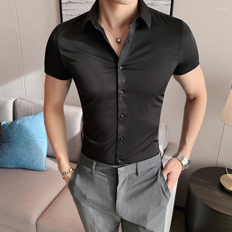 Men's Casual Shirts Small Asian Size Summer Fashion Mens Shirt Korea Styles Short Sleeve Slim Fit Yellow Green White Social, Black
Men's Casual Shirts Small Asian Size Summer Fashion Mens Shirt Korea Styles Short Sleeve Slim Fit Yellow Green White Social, Black