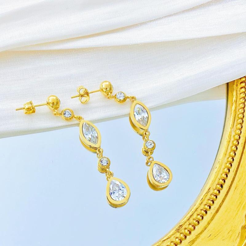 Necklace Earrings Set CAOSHI White Color Pear Cut Water Drop Crystal Zirconia Women Bridal Wedding Zircon Stainless Steel Jewelry, Picture shown
Necklace Earrings Set CAOSHI White Color Pear Cut Water Drop Crystal Zirconia Women Bridal Wedding Zircon Stainless Steel Jewelry, Picture shown