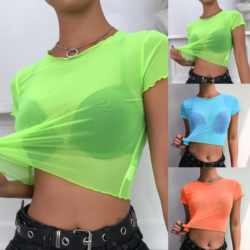 Women' T Shirts Tee Shirt Women Women' Fashion Casual Solid Color O-Neck Short Sleeve Sexy Slim Mesh Navel Top Winter For Ladies, Green
Women' T Shirts Tee Shirt Women Women' Fashion Casual Solid Color O-Neck Short Sleeve Sexy Slim Mesh Navel Top Winter For Ladies, Green