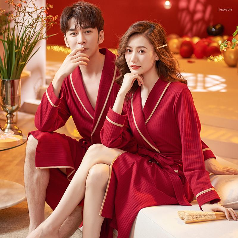 Men's Sleepwear Spring Wedding Festive Red Men Kimono Bathrobe Couple V-Neck Robe Night Gown Women Cotton Yukata Big Yards -XXXL, Lx-61177
Men's Sleepwear Spring Wedding Festive Red Men Kimono Bathrobe Couple V-Neck Robe Night Gown Women Cotton Yukata Big Yards -XXXL, Lx-61177
