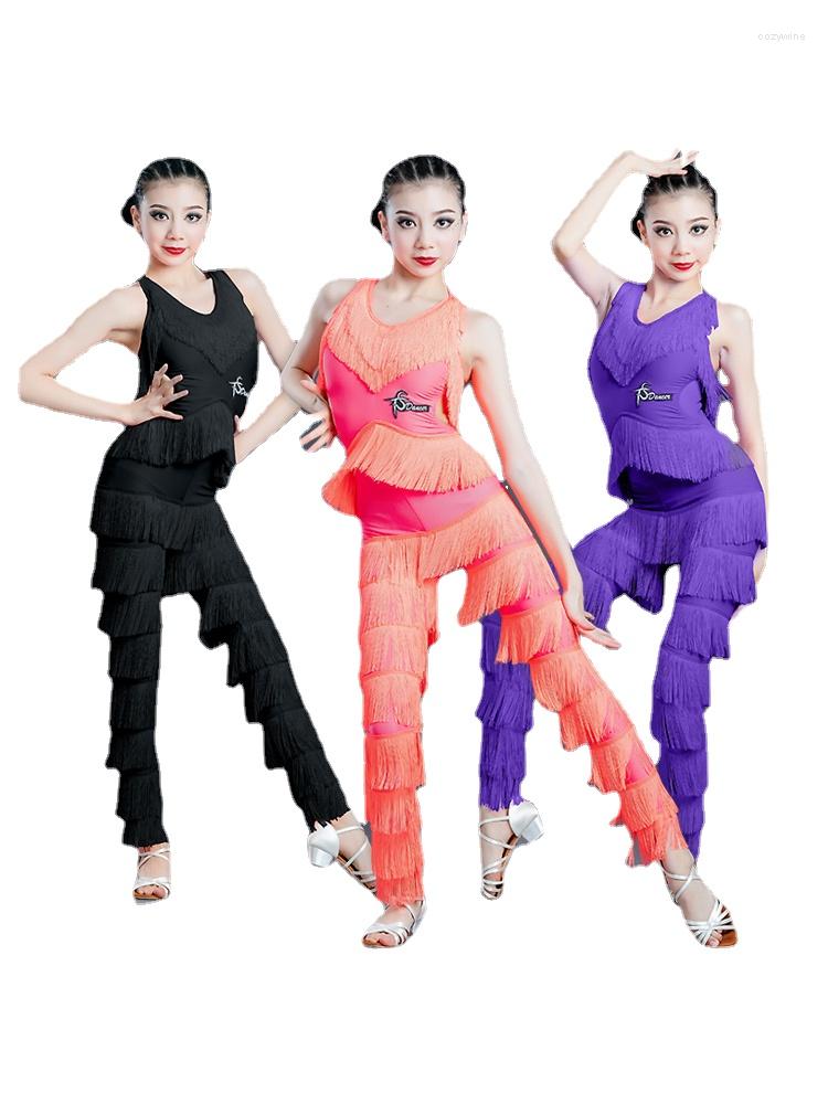 Stage Wear 2022 Fashion Latin Dance Clothes Fringed Jumpsuit Salsa Ballroom Tango Chacha Performance Costumes, Watermelon red
Stage Wear 2022 Fashion Latin Dance Clothes Fringed Jumpsuit Salsa Ballroom Tango Chacha Performance Costumes, Watermelon red