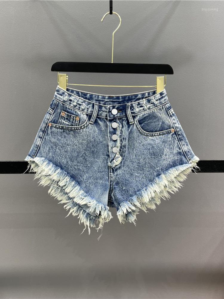 Women' Shorts J GIRLS 2022 Summer Arrival High Waist Single Breasted Buttons Ripped Tassel Sexy Denim Women Short Jeans GE883, Black
Women' Shorts J GIRLS 2022 Summer Arrival High Waist Single Breasted Buttons Ripped Tassel Sexy Denim Women Short Jeans GE883, Black