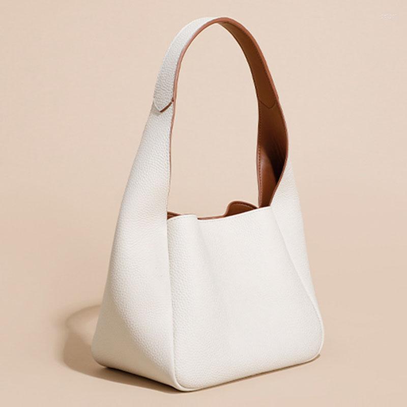 Evening Bags Genuine Cow Leather Women's Bag Designer Bucket Basket Portable Shoulder Ladies Fashion Simple Commuter Armpit, Brown
Evening Bags Genuine Cow Leather Women's Bag Designer Bucket Basket Portable Shoulder Ladies Fashion Simple Commuter Armpit, Brown